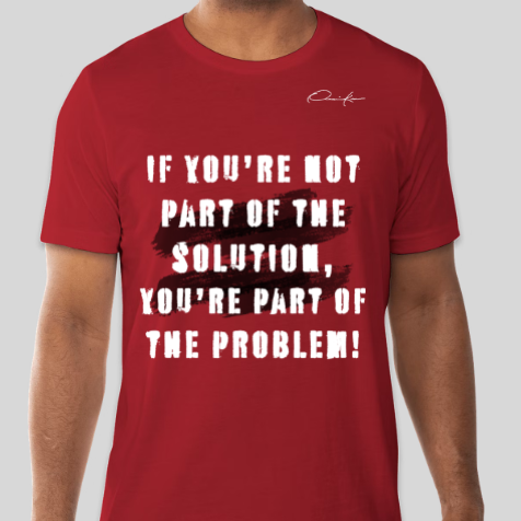 the solution t-shirt red