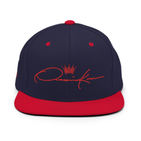 blue & red signature baseball cap