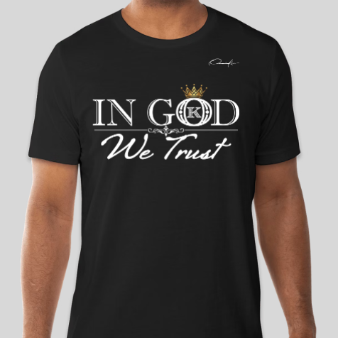 in god we trust t-shirt black
