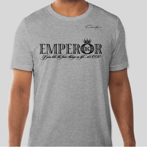 emperor t-shirt gray