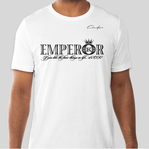emperor t-shirt white