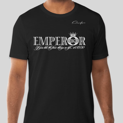 emperor t-shirt black