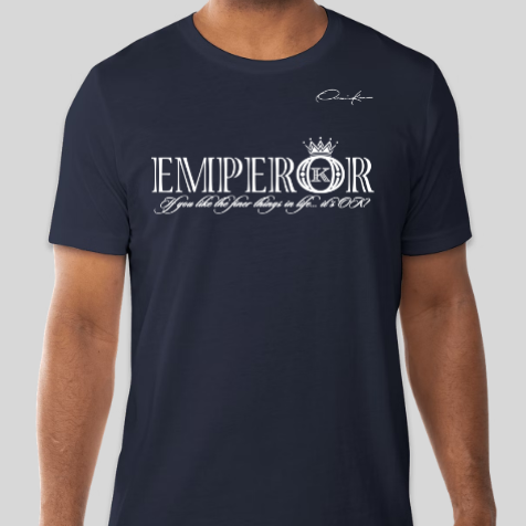 emperor t-shirt navy blue