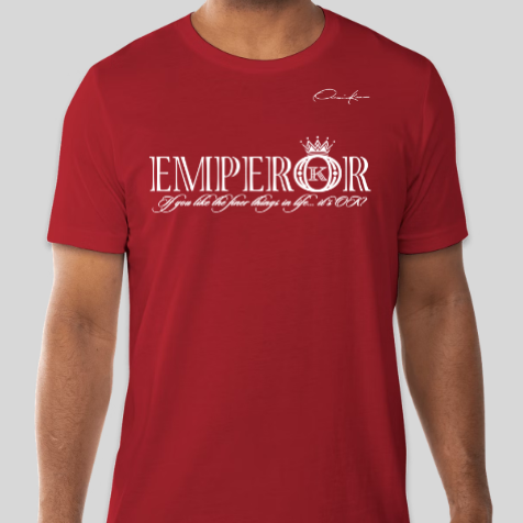 emperor t-shirt red