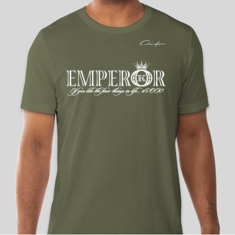 emperor t-shirt army green