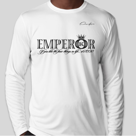 emperor shirt long sleeve white