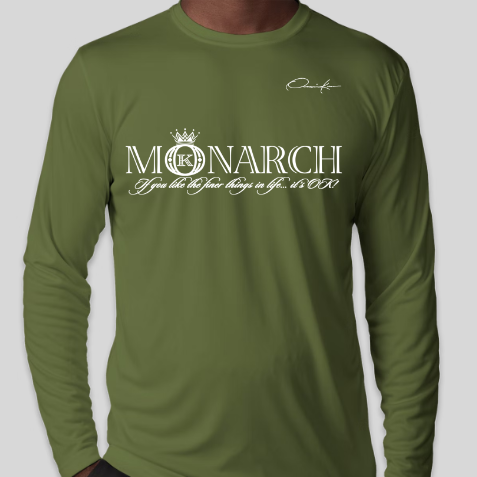 monarch long sleeve shirt army green