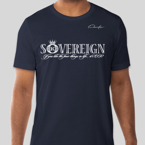 sovereign t-shirt navy blue