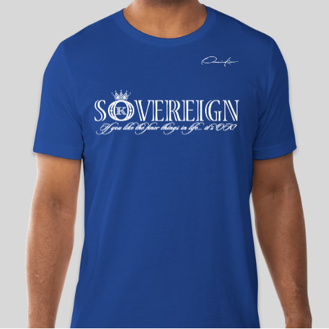 sovereign t-shirt royal blue