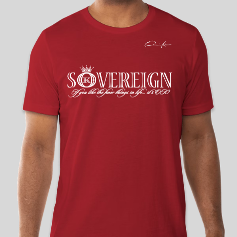 sovereign t-shirt red