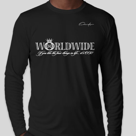 worldwide shirt black long sleeve