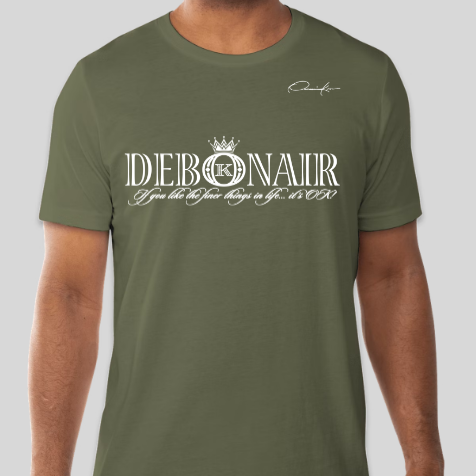 army green debonair t-shirt