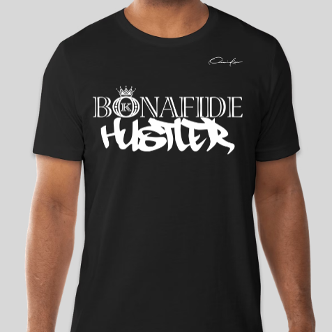 black bonafide hustler t-shirt