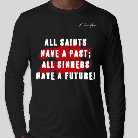 all saints all sinners long sleeve shirt black