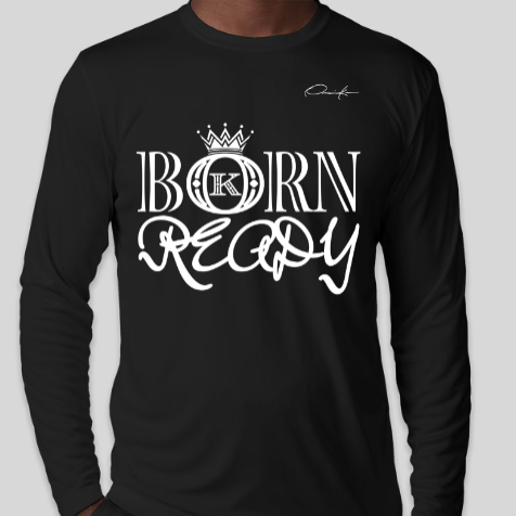 born ready shirt long sleeve black