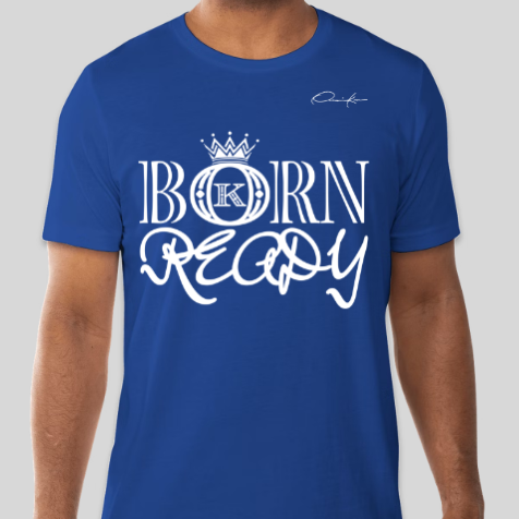 royal blue born ready t-shirt