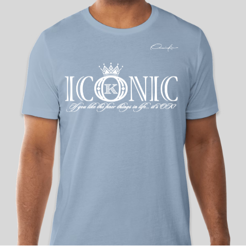 iconic t-shirt carolina blue