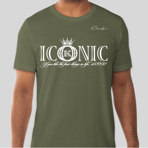 iconic t-shirt army green
