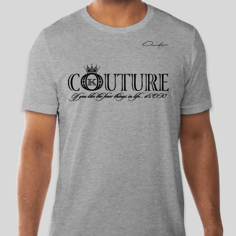gray couture t-shirt