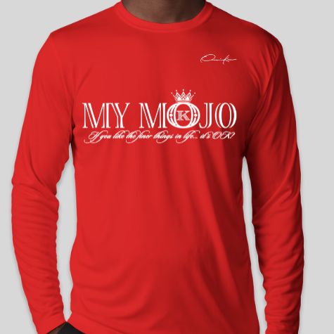 mojo shirt red long sleeve