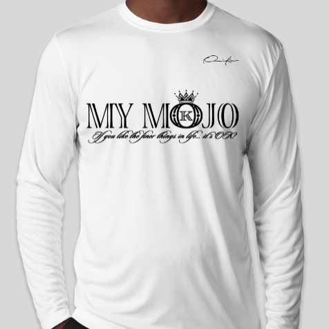 mojo shirt white long sleeve