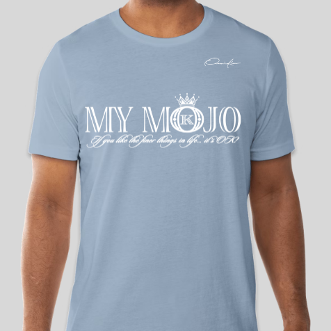 mojo t-shirt carolina blue