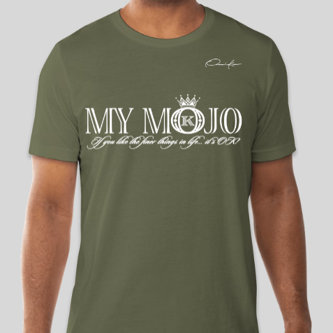 mojo t-shirt army green