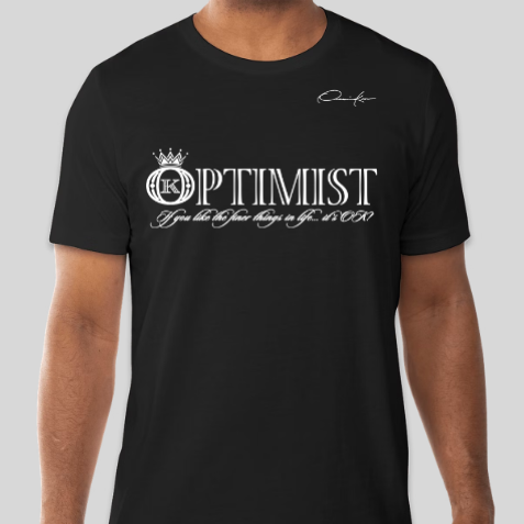 optimist t-shirt black