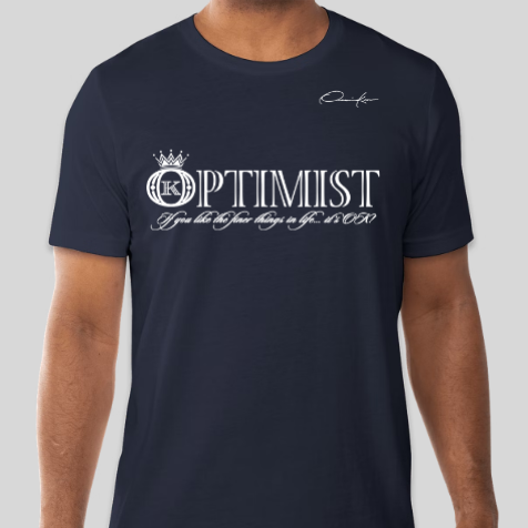 optimist t-shirt navy blue