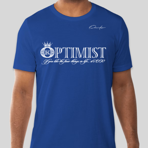 optimist t-shirt royal blue