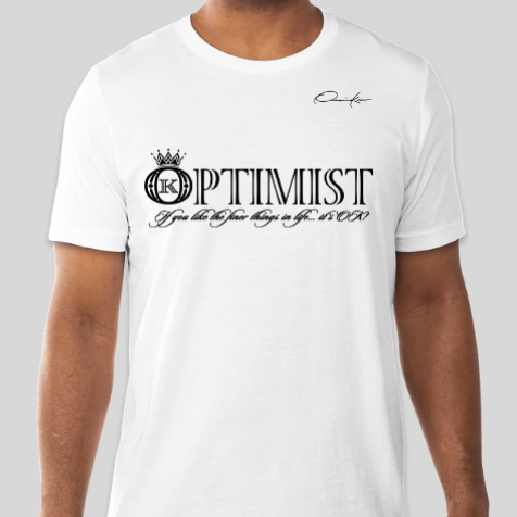 optimist t-shirt white
