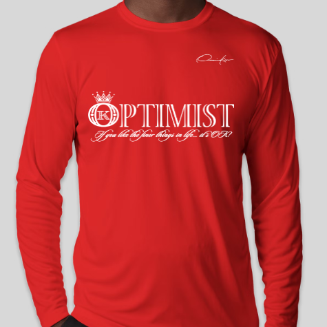 optimist shirt red long sleeve