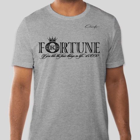 fortune t-shirt gray