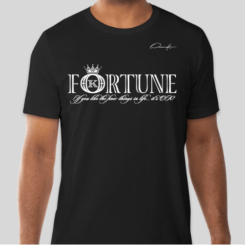 fortune t-shirt black