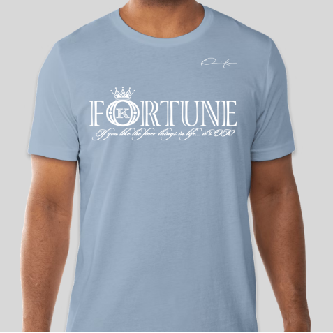 fortune t-shirt carolina blue