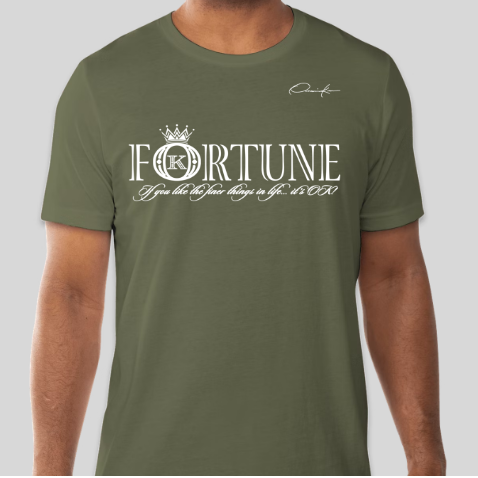 fortune t-shirt army green