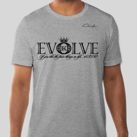 evolve t-shirt gray