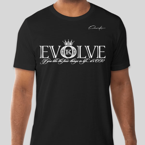 evolve t-shirt black