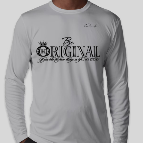 be original shirt gray