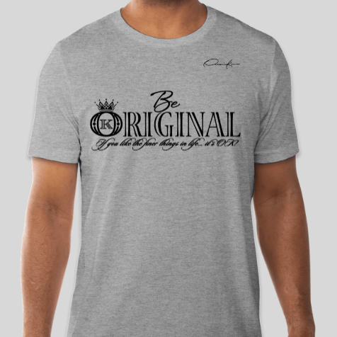 gray be original t-shirt