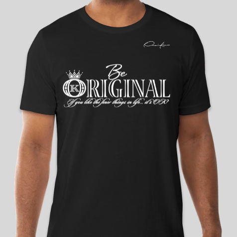 black be original t-shirt