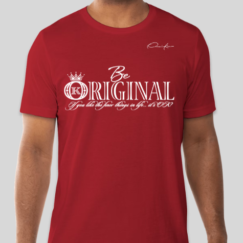 red be original t-shirt