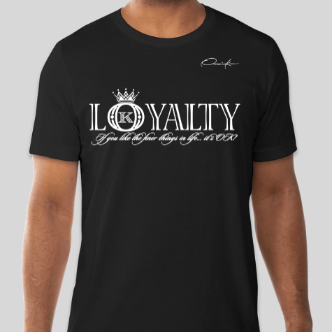 loyalty t-shirt black