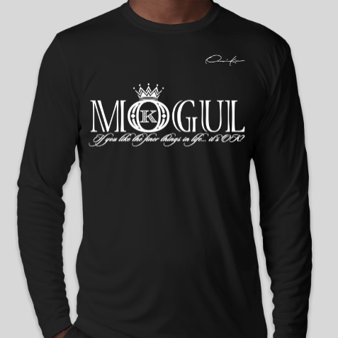 mogul t-shirt long sleeve black
