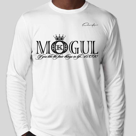 mogul t-shirt long sleeve white