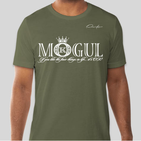 mogul t-shirt army green