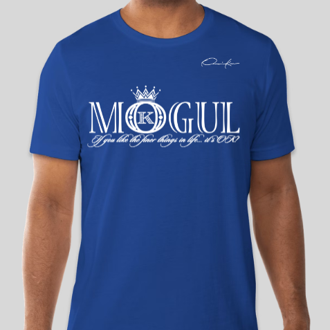 mogul t-shirt royal blue
