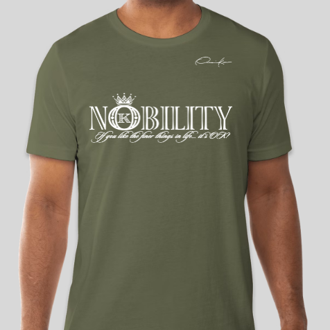 nobility t-shirt army green