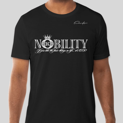nobility t-shirt black