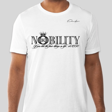 nobility t-shirt white